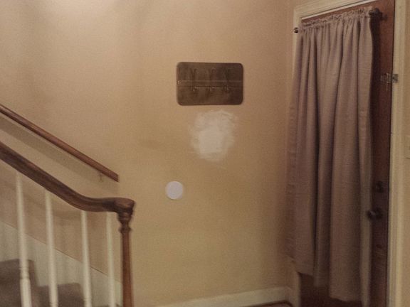 front door and stairs