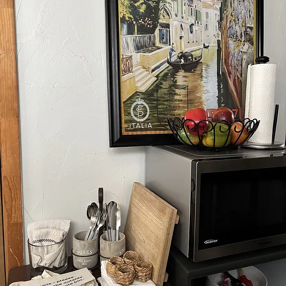 I will remove most of the decorations, but not the pictures.