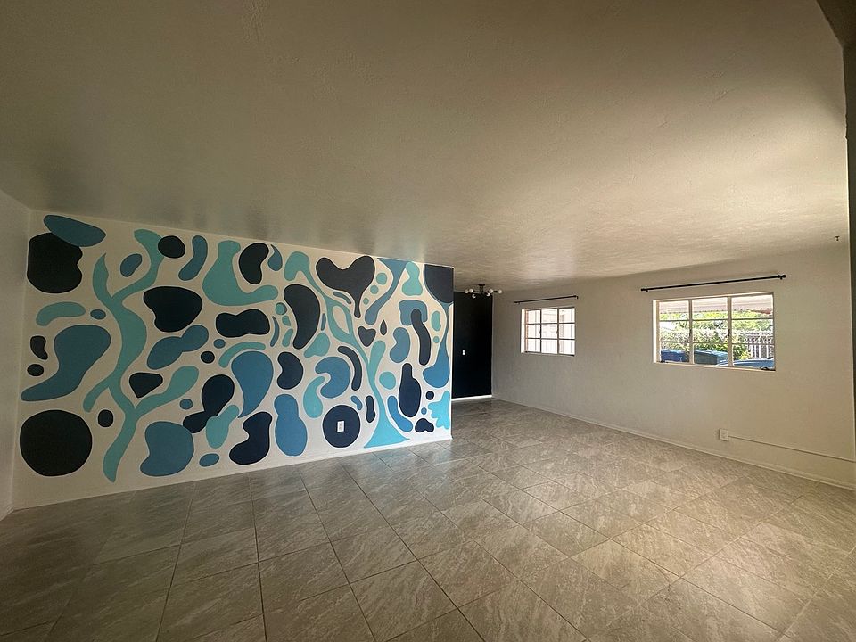 The Living Room from the view of the front entrance.