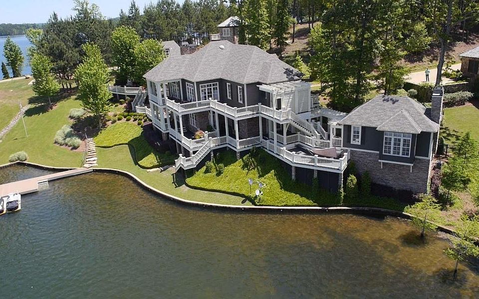 Arial view of the compound