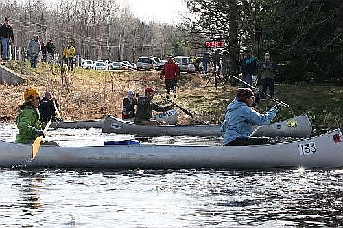 Mora Snake River Canoe race starts here too!