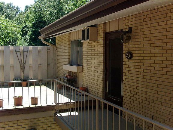 Deck outside kitchen