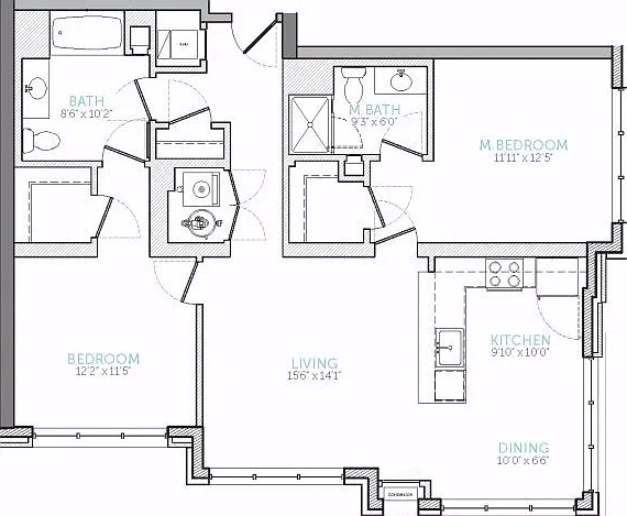 2-B6 floor plan Estuary