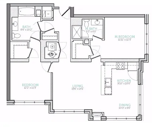 Floor plan 2-B6