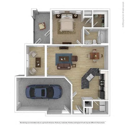 Floor plan LIVE OAK WITH GARAGE
