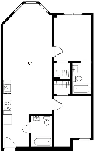 Floor plan C1