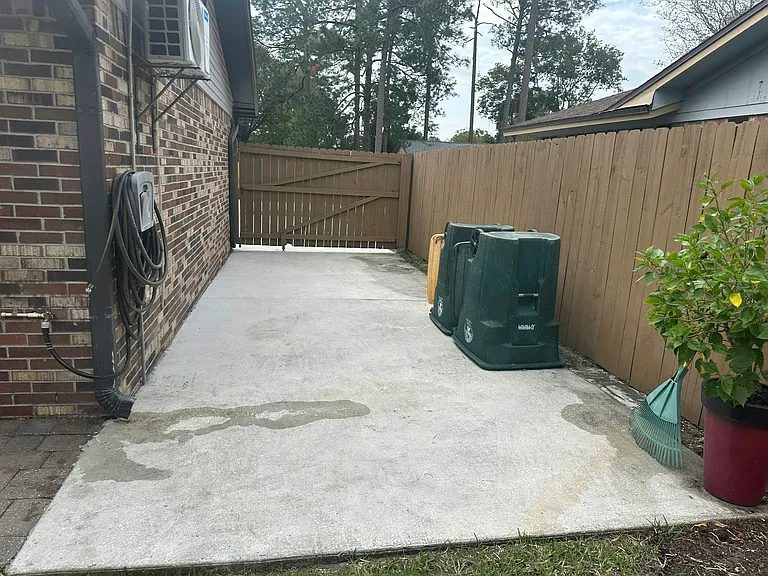 Gate with boat/RV or something else to park