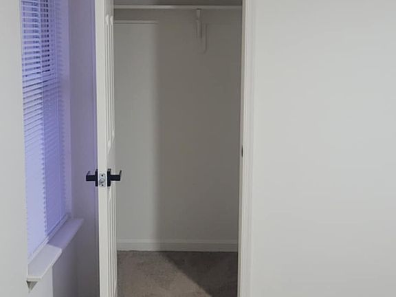Large closet in bedroom
