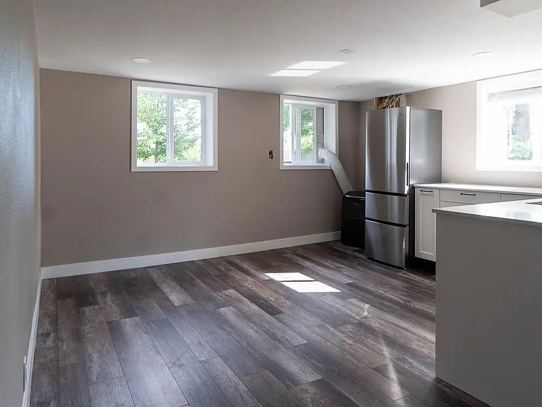 Kitchen and dining area (mountain views from window)