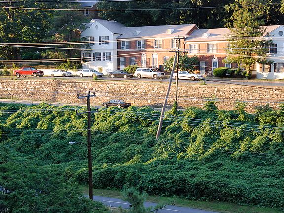 Balcony View of Bike Path