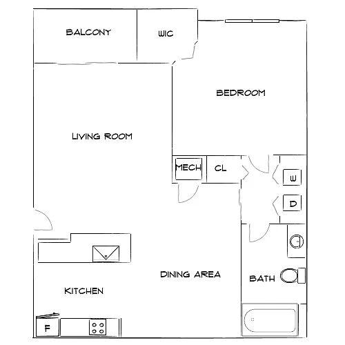 Floor plan Design 1A