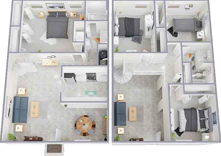 The 1600 Floorplan Diagram