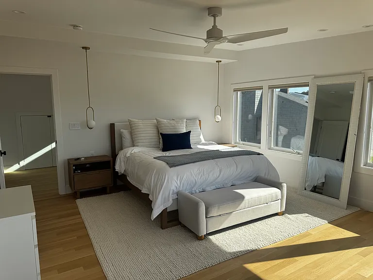 Primary bedroom (bedroom 1) with on suite bathroom and a spacious walk in closet.