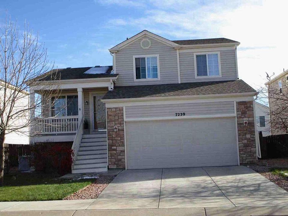Front facing west ( view to Pikes Peak and Cheyenne Mountain