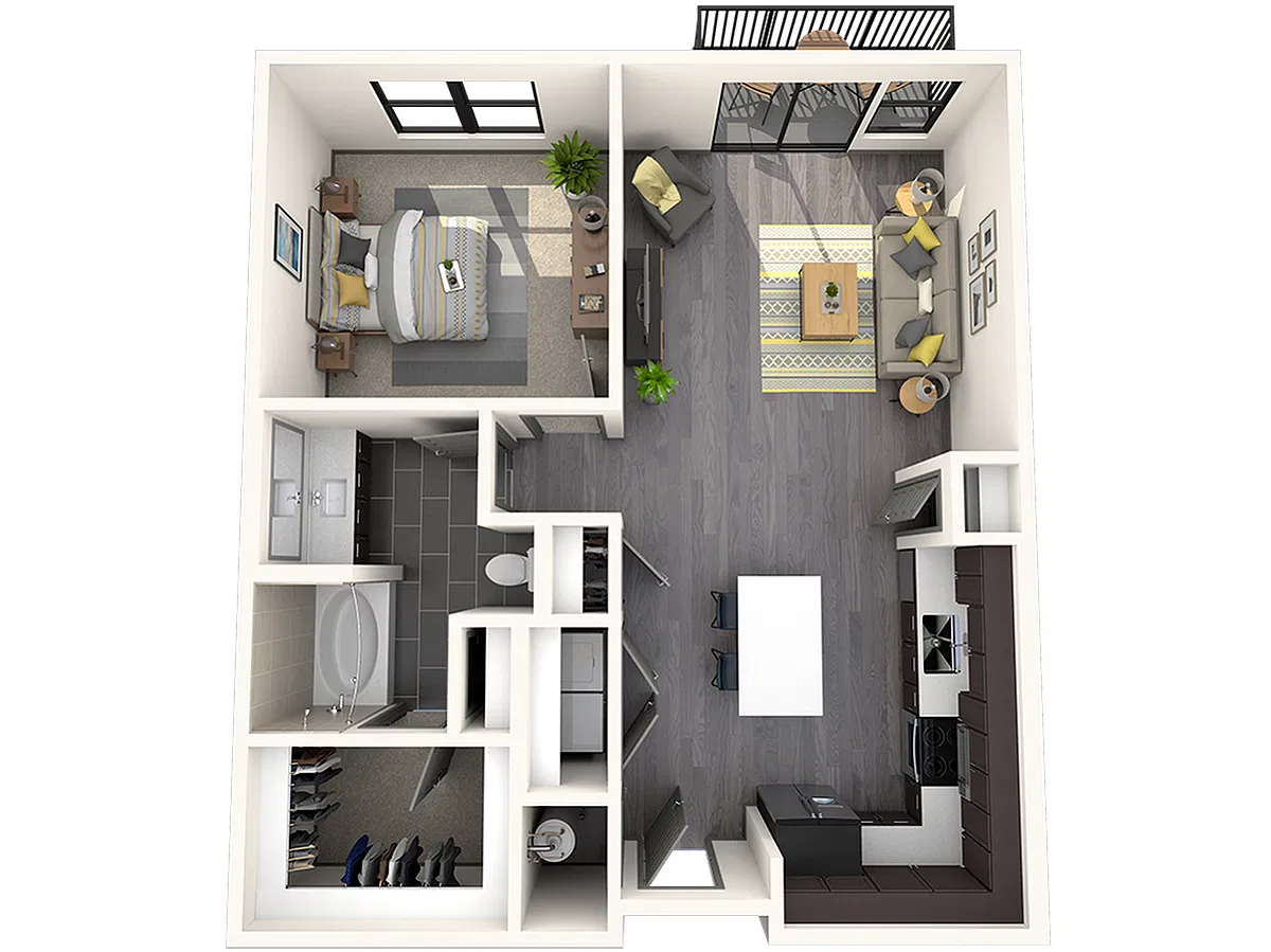Floor plan 1B