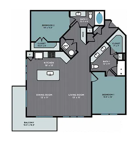 Floor plan B6