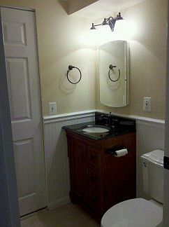 Updated half bath!