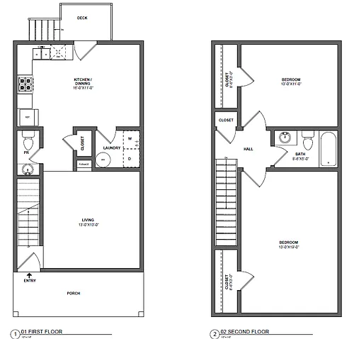 Floor plan 2X2