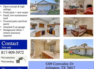 5209 Cornvalley Dr, Arlington, TX 76017
