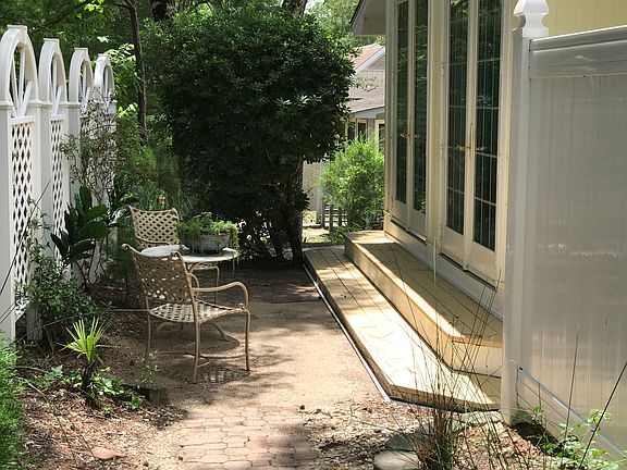 Porch off one bedroom 