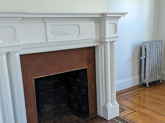 Bedroom Fire place.