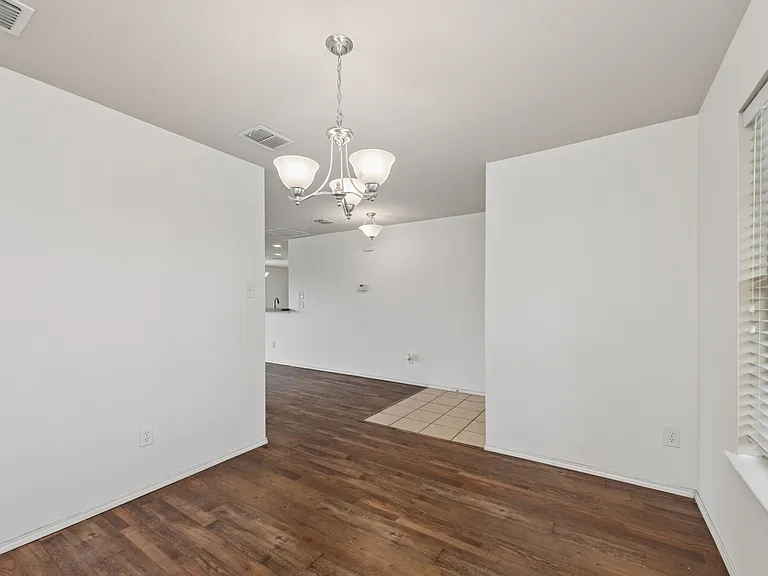 living room and hallway