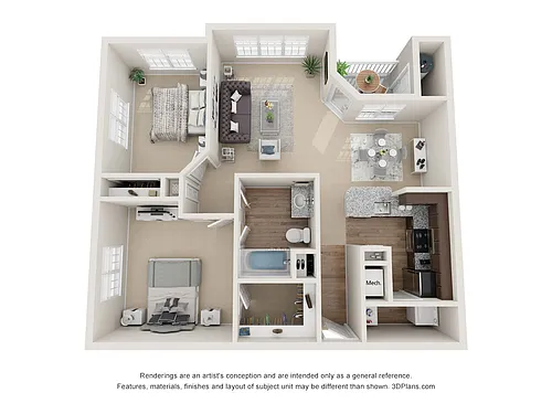 Floor plan 2X1 DIAMOND