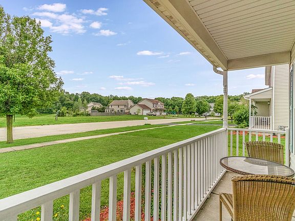 with covered front porch