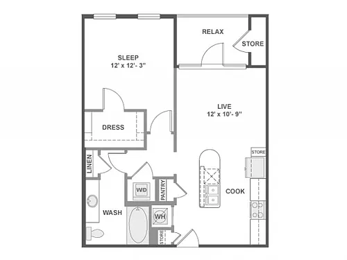 Floor plan A2b