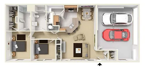Floor plan The Gettysburg