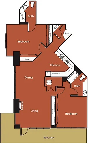 Floor plan the MOLDAU