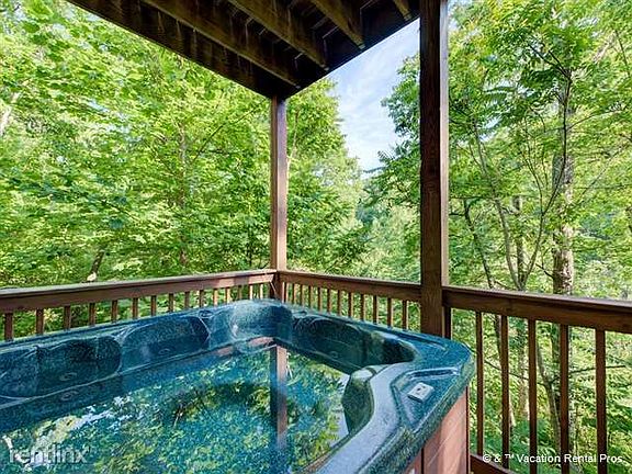 Luxuriate in the decks hot tub