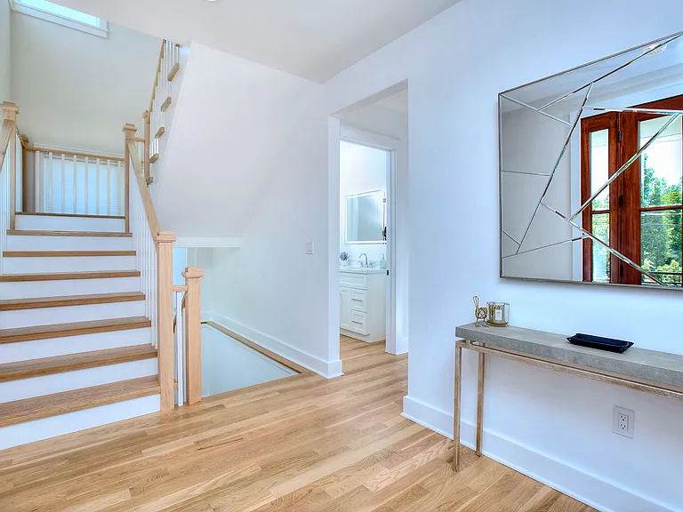 Solid hardwood floors throughtout the home.