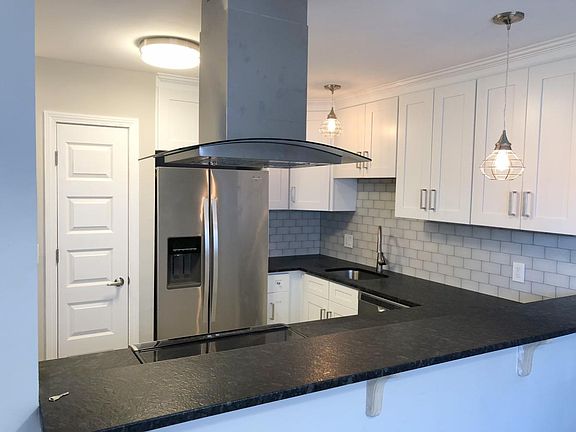 Kitchen with Stylish Hood