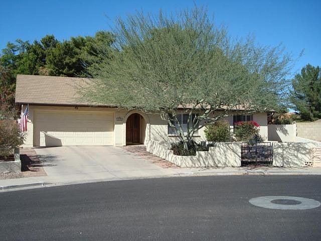 Front of home, corner lot