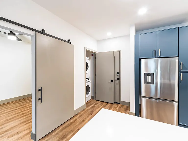 A smart layout with in-home laundry, sleek storage, and easy access throughout.