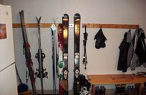 lots of room for skis