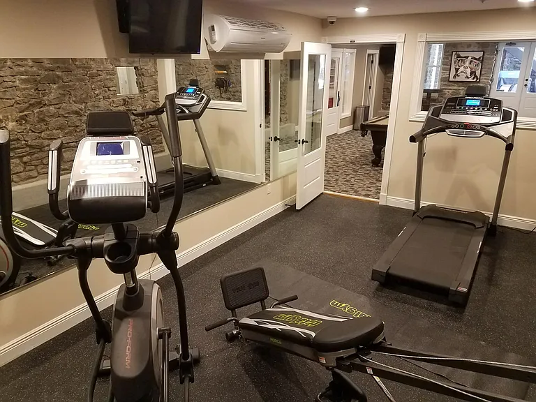 On site exercise facility