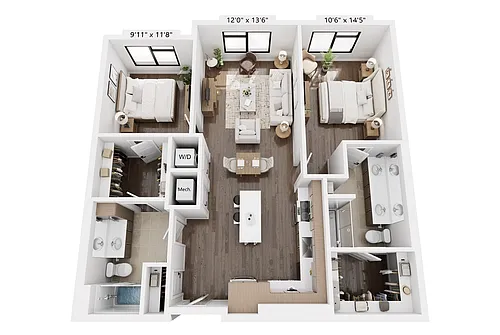 Floor plan B11