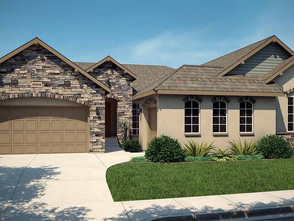 Rendering of Residence 6001 European Cottage Style Exterior - Colors will vary on actual home.