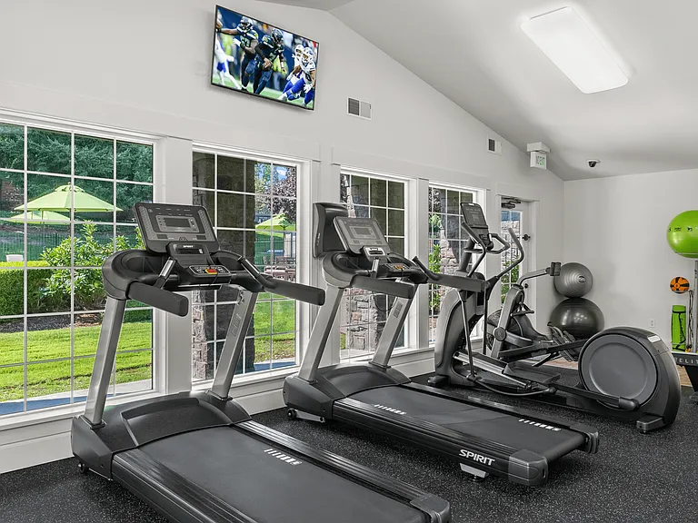 Stay active in our fully equipped fitness center.