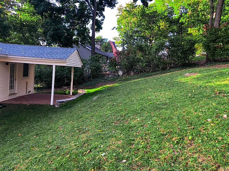 Back of the house, backyard