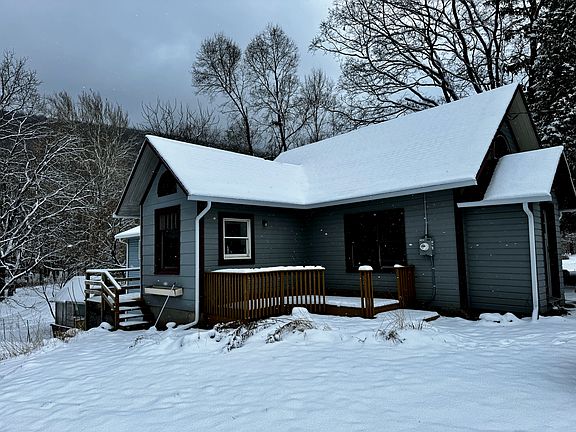Side view of house and two decks