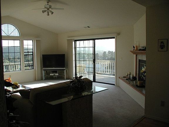 Open Living Room with views 