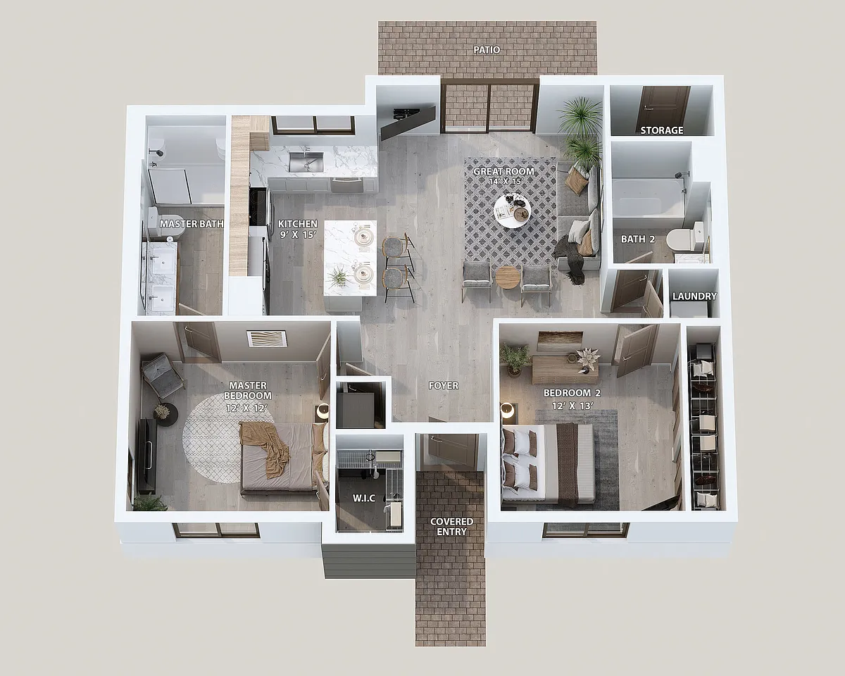 Floor plan B2