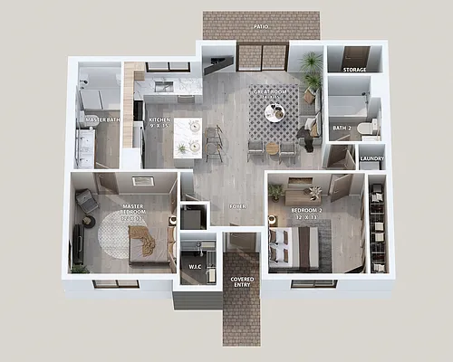 Floor plan B2
