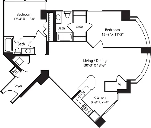 Floor plan Wilson