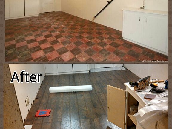 Updated Basement Flooring