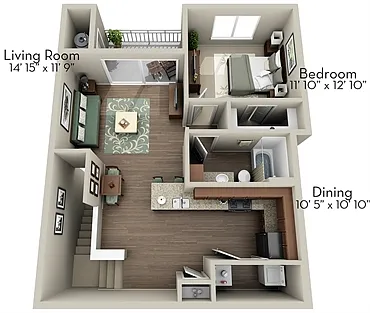 Floor plan A2U
