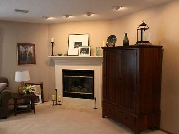 Visible from nearly every part of the main floor, the gas log fireplace with remote will welcome you home on chilly evenings!